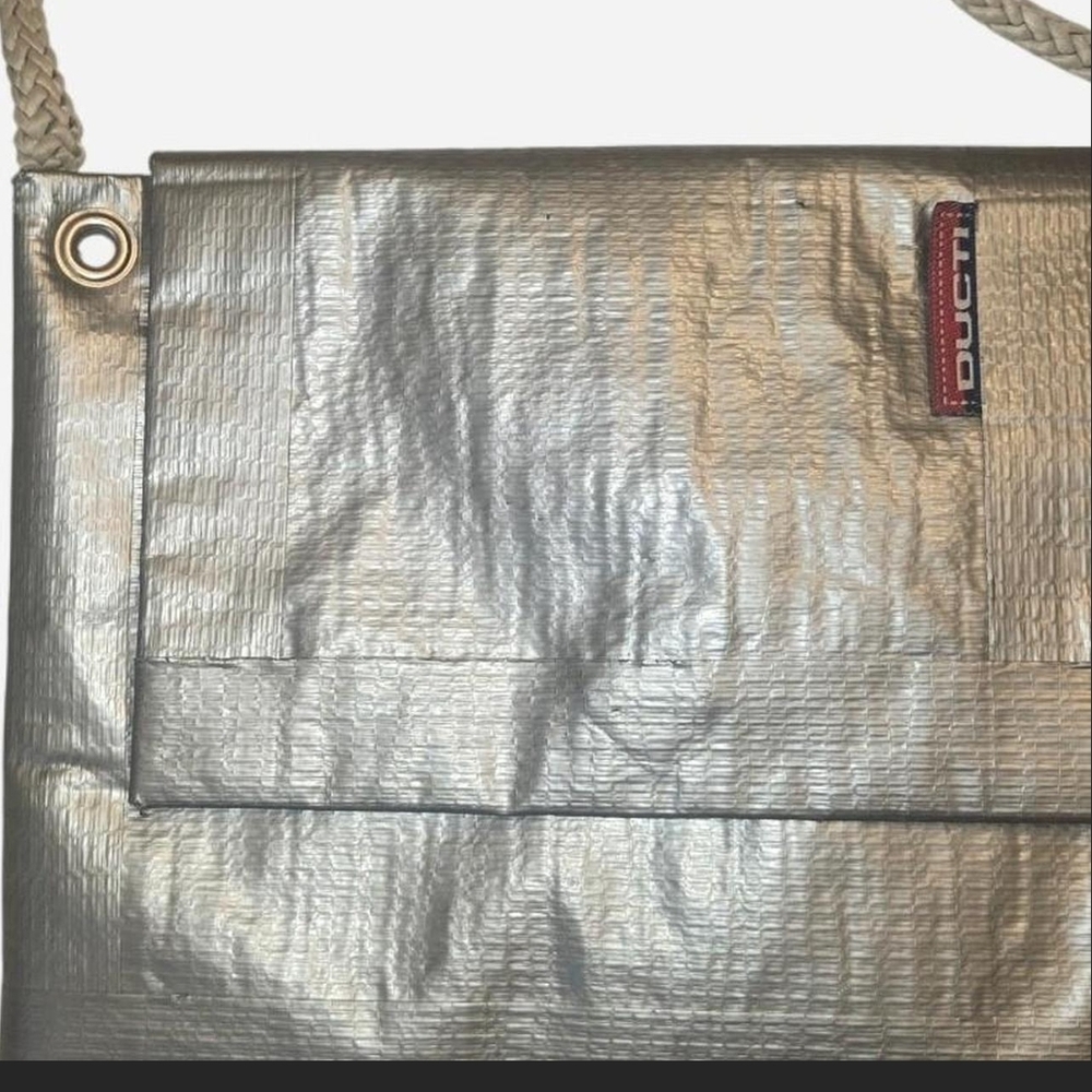 Silver Crossbody Bag